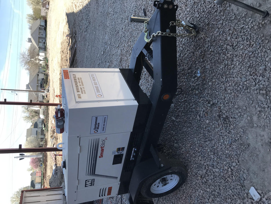 2020 Multiquip DLW400ESA4 400 amp Welder, 14kW, 120/240V, T4F Kubota, Trailer
