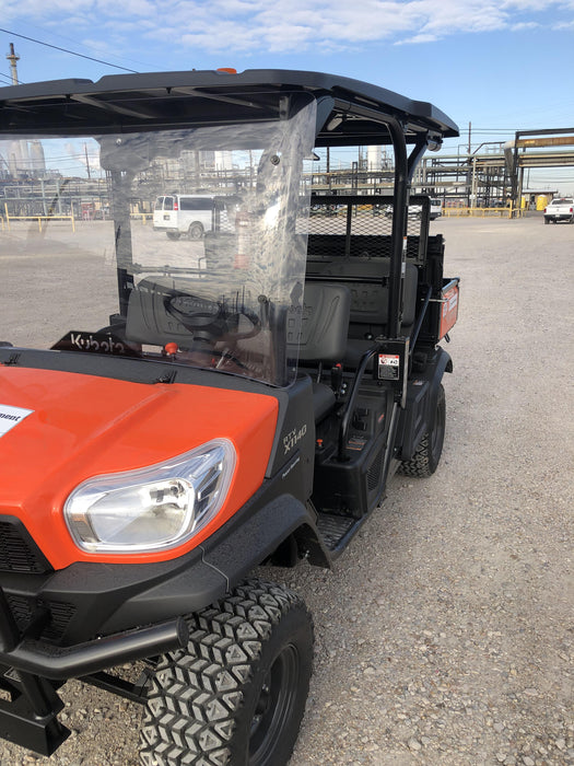 2022 Kubota RTV-X1140W-H Plastic Canopy, Windshield Acrylic Clear, LED Strobe Light, Wire Harness Kit, Back up Alarm