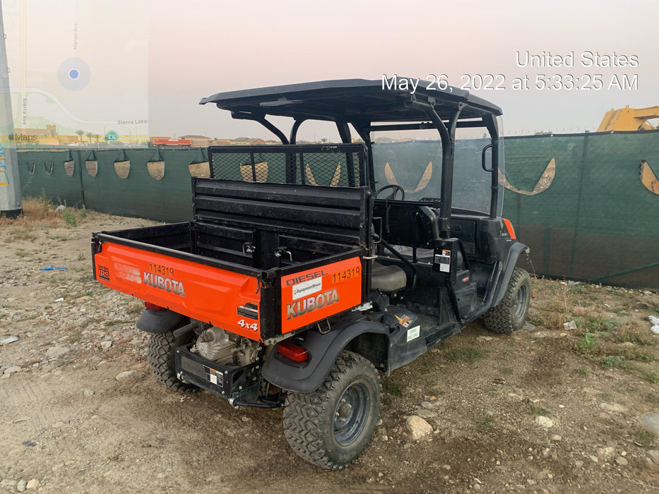 2020 Kubota RTV-X1140W-H Canopy, 4-Seater, Diesel, Windshield Acrylic Clear, Strobe Light, Backup Alarm