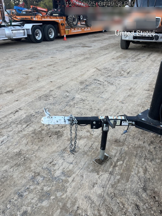 2022 Allmand NLV3GR (4) LED Light Fixture 350W, 23' Vertical Mast, 3kW Prime, Towable, ES Decals, T3