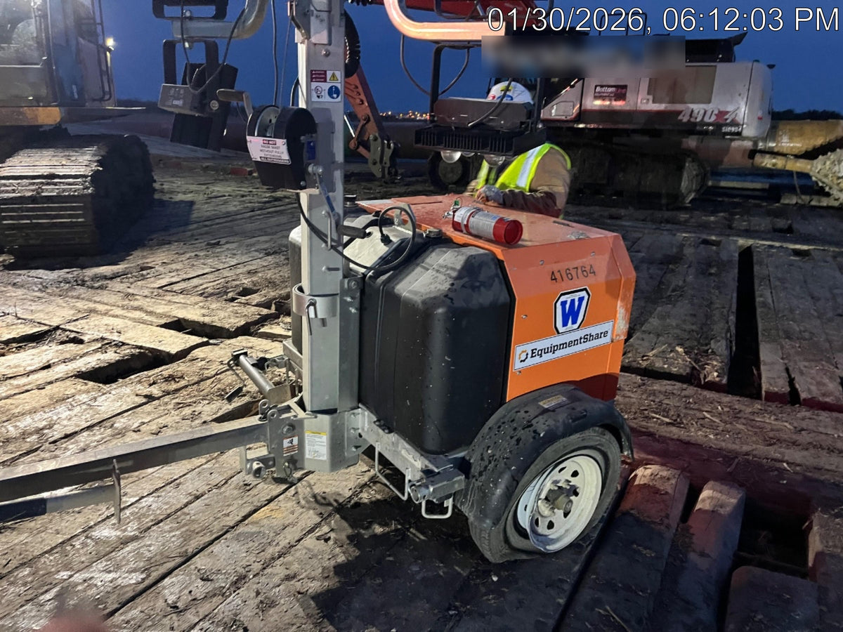 2024 Wanco WLTT-4MM4K Diesel, Deep Sea Controller, Shore Power Plug, Auto Start, (4) 350W LED Floodlights, 4kW Generator, 60 Gal Fuel Tank, 2" Ball, T3