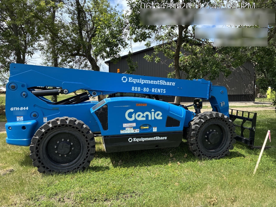 2024 Genie GTH-844 74Hp Dsl, Cab/Heat/Air, Sld Tires, LED WL, Bcn, L Hook, T3 + Access Control