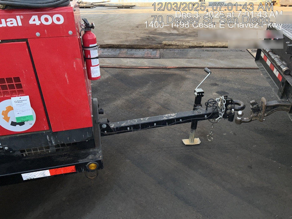 2022 Shindaiwa DGW400MDL Kubota D902 Engine, 23 HP, Dual Op Welder, Wire, Arc, Droop Stick, Tig, and CC Stick Functionality, Simulphase, 3 Phase and 1 Phase Gen Output, Single Axle NB Trlr, Slr Trckl Chrg 12V 12W, Fire Ext