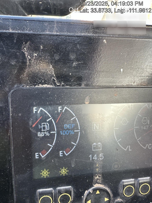 2020 Manitou MTA10055 Cab/Heat/Air, LED Work Lights, Solid Tires, Lift Hook, Beacon, Auxiliary Hydraulics w/66" Carriage and 60" Forks