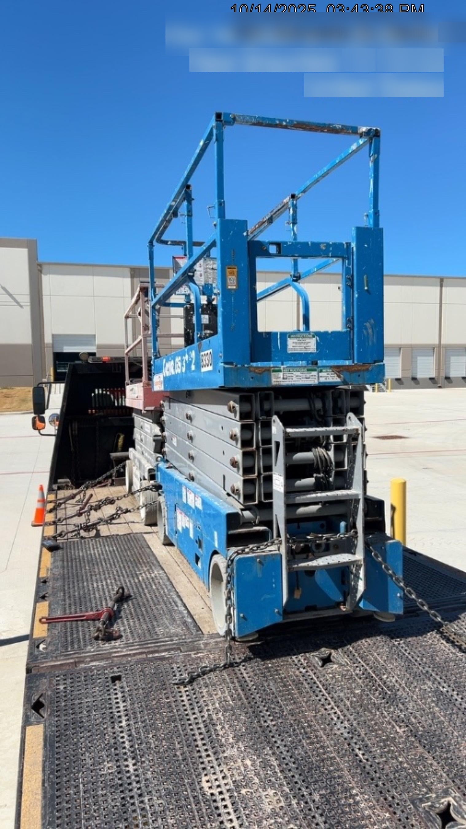 2018 Genie GS-3232 Genie GS3232 Lift w/Folding Rails and Swing Gate