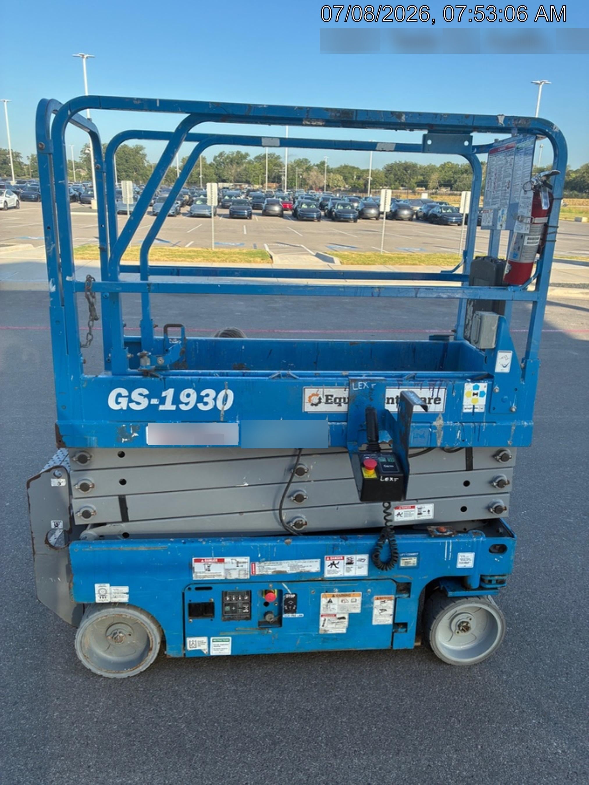 2019 Genie GS-1930 Fixed rails with chain Entry