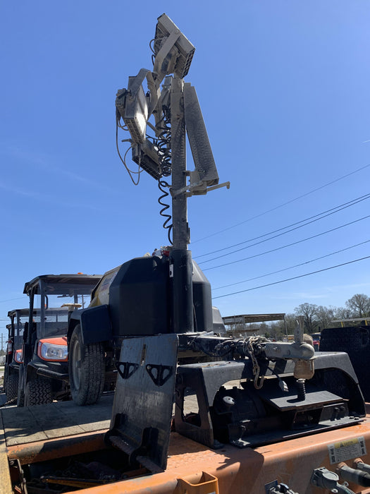 2022 Allmand NLV3GR (4) LED Light Fixture 350W, 23' Vertical Mast, 3kW Prime, Towable, Deep Sea L401, Leveling Jacks, Yanmar T4F 5.8hp