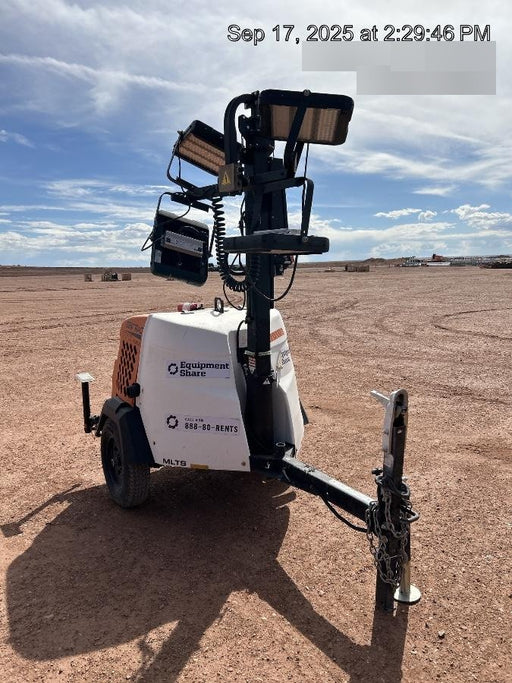 2023 Generac MLT2 Diesel, Flex Switch 120V Input, Powerzone Controller, 
(4) 320W LED Lights, 4kW Generator, 39.9 Gal Fuel Tank, 2" Ball, T3