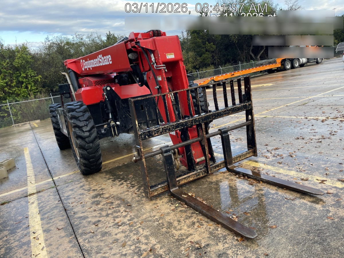 2019 Manitou MTA8044 74hp T4F, Open ROPS, Cab and Boom LED work lights, Auxiliary Hydraulics, Solid Tires, Amber strobe, Lift Hook 66" Carriage, 60" Forks