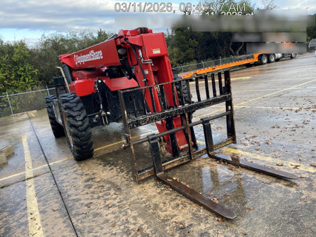 2019 Manitou MTA8044 74hp T4F, Open ROPS, Cab and Boom LED work lights, Auxiliary Hydraulics, Solid Tires, Amber strobe, Lift Hook 66" Carriage, 60" Forks