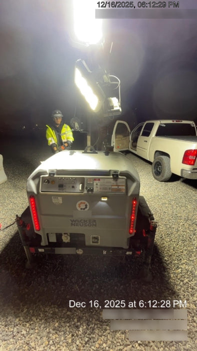 2019 Wacker Neuson LTV6L-MH Mobile Light Tower w/Fuel Level Sensor Installed