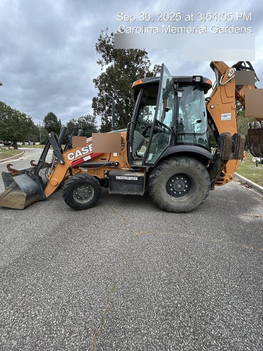 2020 Case 580N EP - Extendable Backhoe Cab/Heat/Air, 4WD, Extendable Stick, Pilot Controls, 2 Way Hydraulics, Ride Control, TAG Manual QC