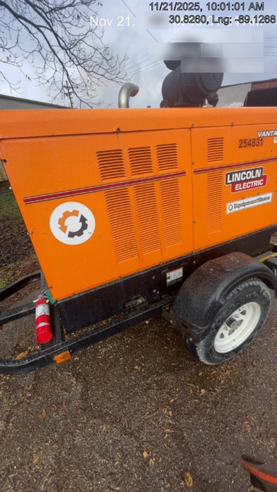 2022 Lincoln Electric Vantage 549X Crosslink Technology, Trailer Mounted, ES Decals, T3