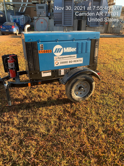 2020 Miller Electric BIG BLUE 400 Trailer Mounted Welder