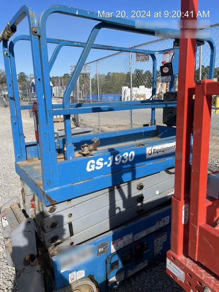 2019 Genie GS-1930 Fixed rails with chain Entry