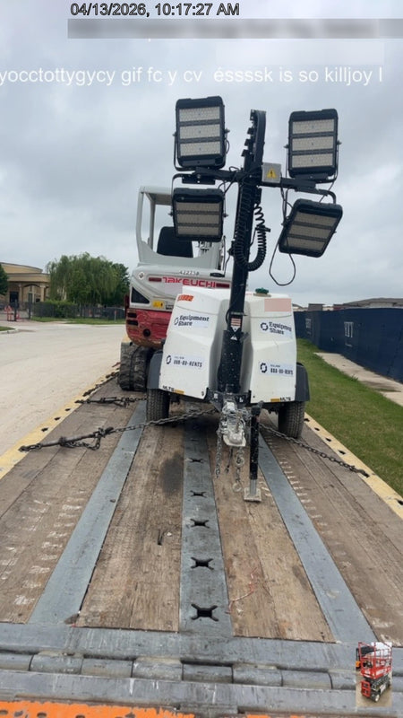 2024 Generac MLT2 Diesel, Flex Switch 120V Input, Powerzone Controller, 
(4) 320W LED Lights, 4kW Generator, 39.9 Gal Fuel Tank, 2" Ball, T3