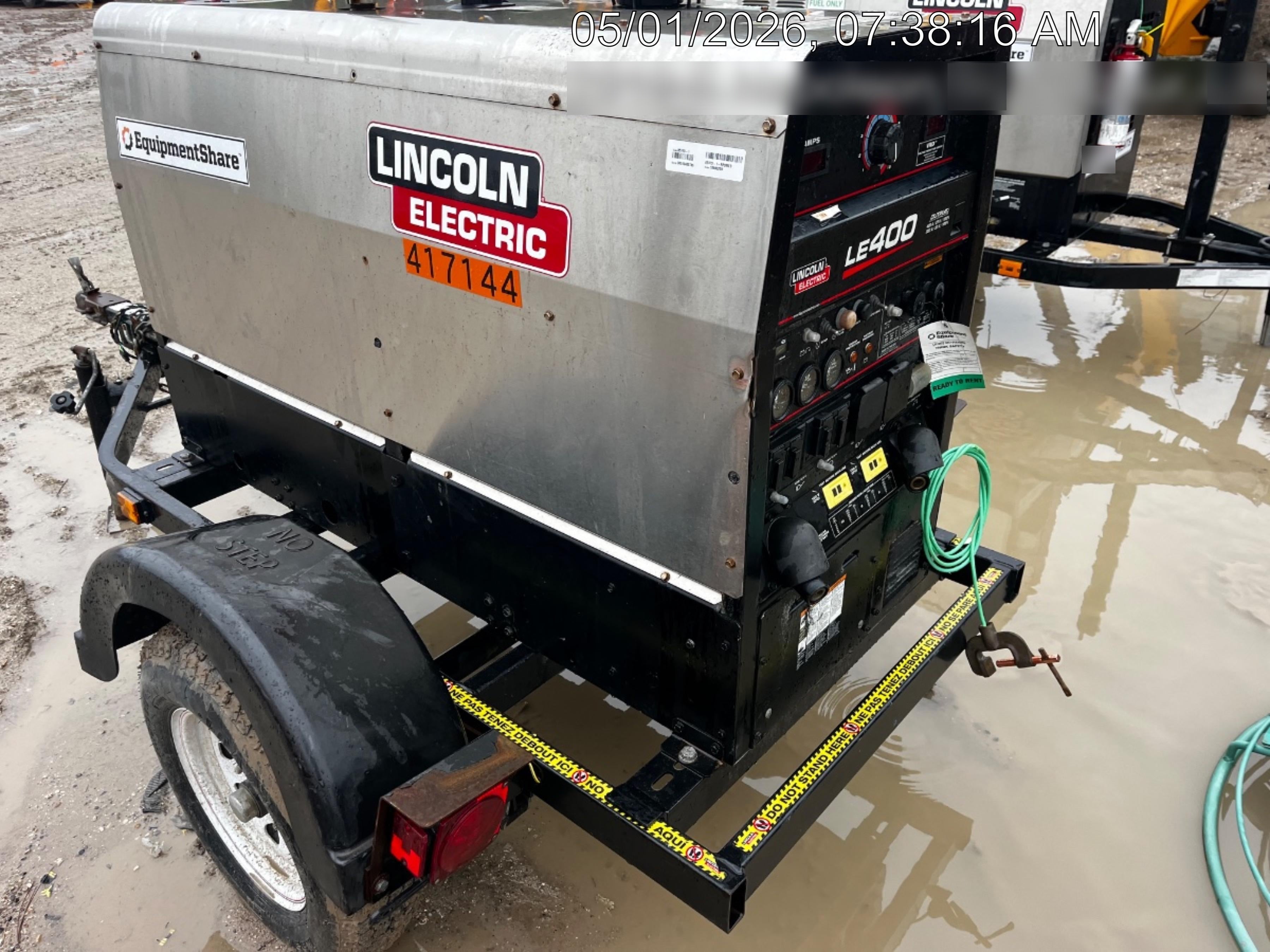 2024 Lincoln Electric LE400 Kubota V1505, Trlr, Cable Rack, Light Kit, ES Decals, T3