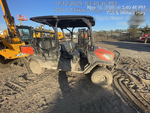 2020 Kubota RTV-X1140W-H Canopy, 4-Seater, Diesel, Windshield Acrylic Clear, Strobe Light, Backup Alarm