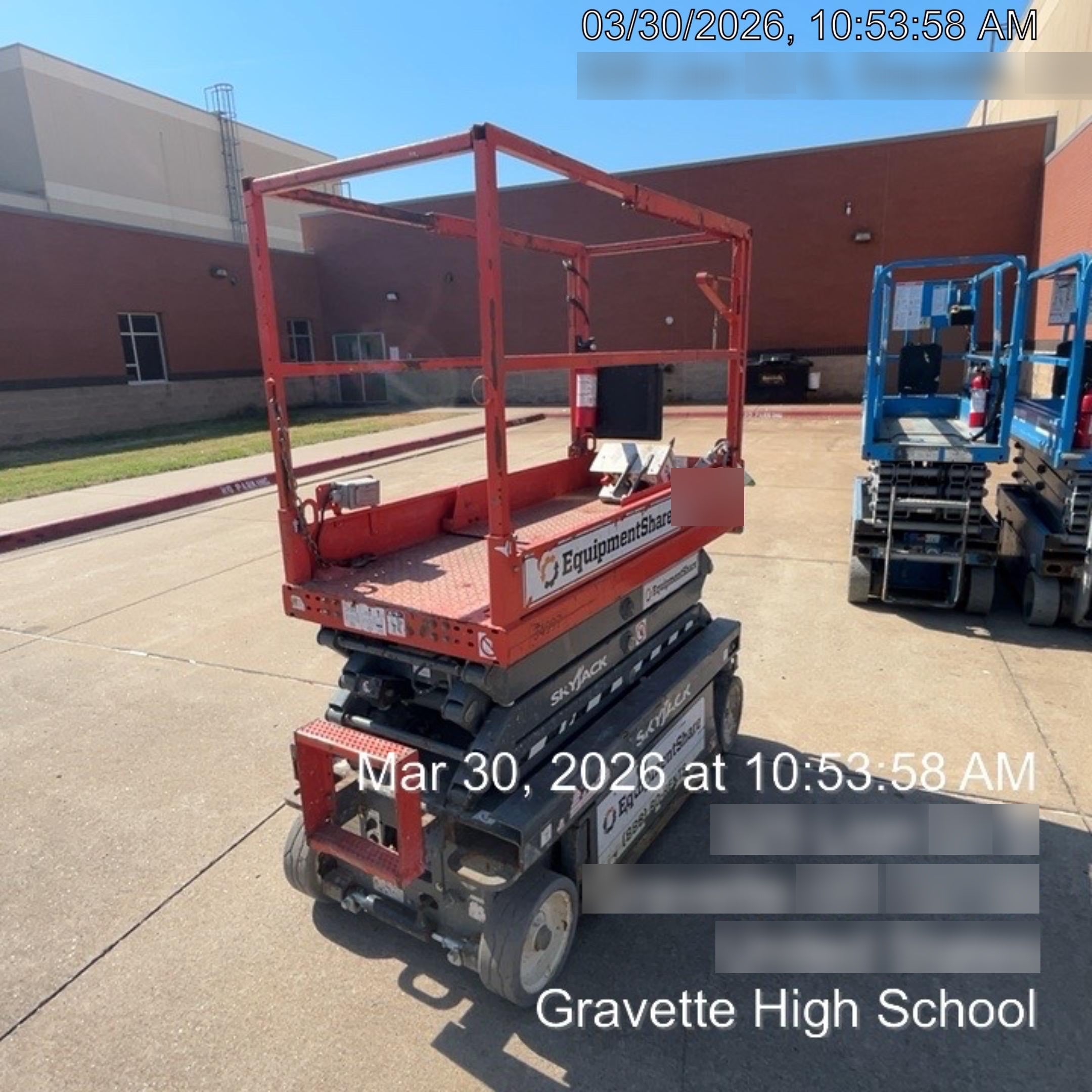 2019 Skyjack SJIII-3219 Standard Options, Trojan Batteries