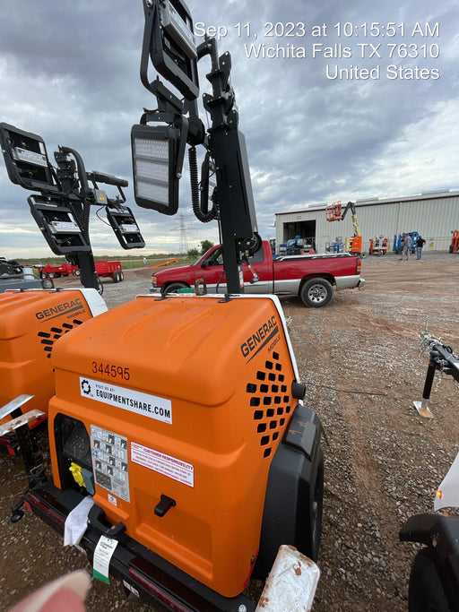 2023 Generac MLT2 Diesel, Flex Switch 120V Input, Powerzone Controller, (4) 320W LED Lights, 4kW Generator, 39.9 Gal Fuel Tank, 2" Ball, T3