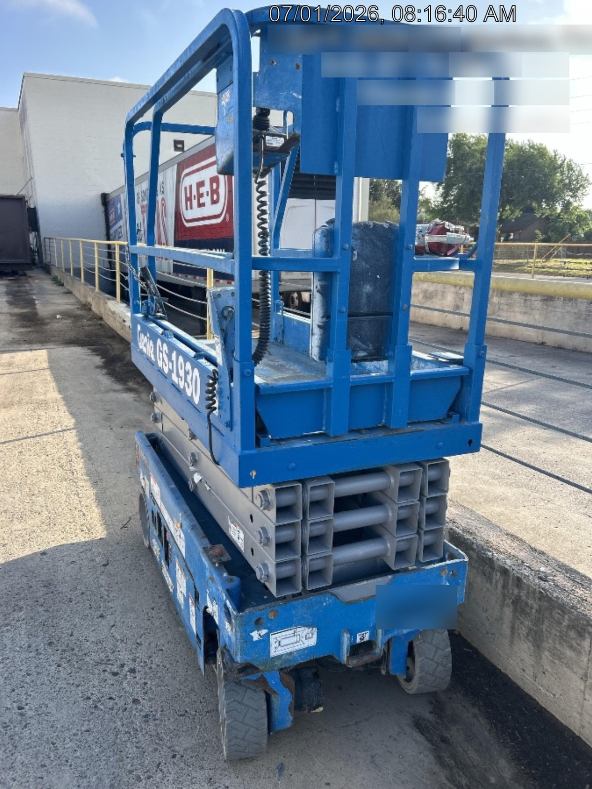 2019 Genie GS-1930 Fixed rails with chain Entry