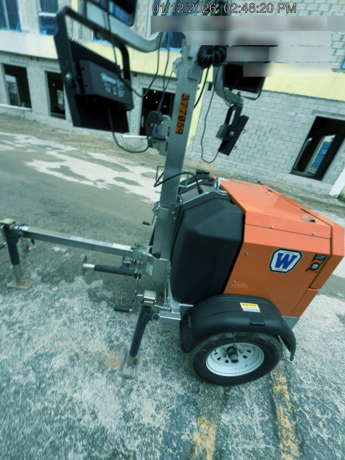 2023 Wanco WLTT-4MM4K Diesel, Deep Sea Controller, Shore Power Plug, Auto Start, (4) 350W LED Floodlights, 4kW Generator, 60 Gal Fuel Tank, 2" Ball, T3