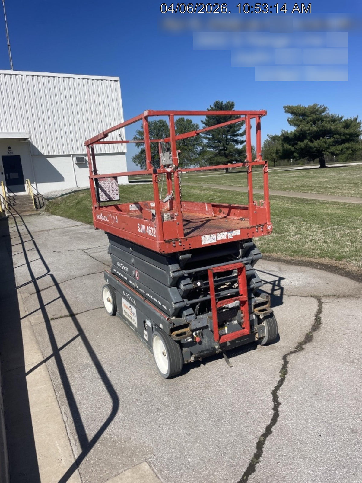 2017 Skyjack SJIII-4632 Skyjack SJ4632, Trojan Battery Set, Extended Warranty 5yr/5k hr