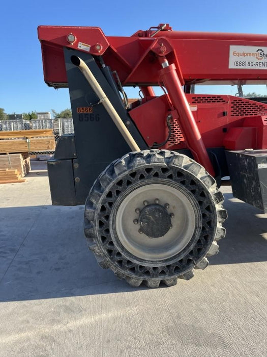 2018 Manitou MTA10055 Manitou MTA 10055 w/Cab/Heat/AC, Work Lights/Strobe, Aux Hyd, Solid Tires, Lift Hook, 66" Carriage, 60" Forks