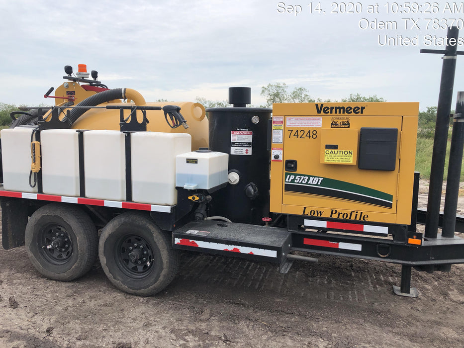 2020 Vac-Tron LP573XDT 24Hp Kohler Diesel - 500 Gal Debris Tank - 500 CFM Vacuum Pump - x2 100 Gal Water Tanks