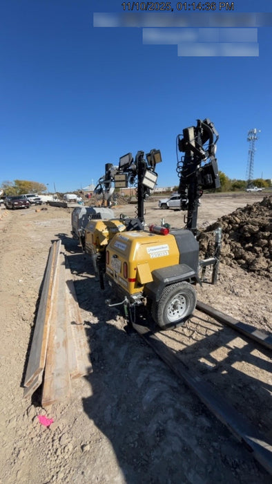2018 Wacker Neuson LTV6L-MH Wacker Neuson LTV6K Mobile Light Tower w/Fuel Level Sensor Installed