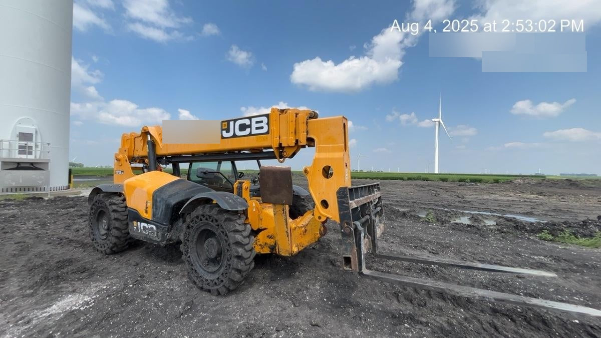 2019 JCB 512-56 Canopy, 109 HP, Solid Tires, STD Worklight, Beacon, Aux Hydraulics, Lifting Eye, Back up Alarm 66" Carriage/60" Forks