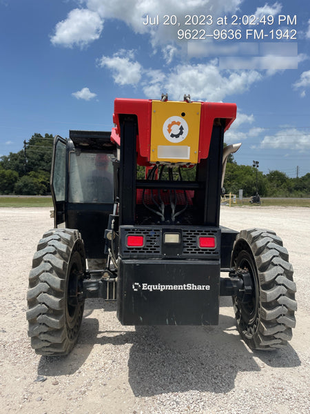 2019 Manitou MTA10055 Cab/Heat/Air, 120 HP, Solid Tires, Work Lights, Lift Hook, Auxiliary Hydraulics w/66" Carriage and 60" Forks