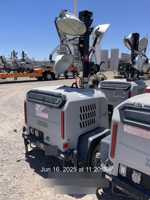 Wacker Neuson LTV6K-MH Wacker Neuson LTV6K Mobile Light Tower w/Fuel Level Sensor Installed