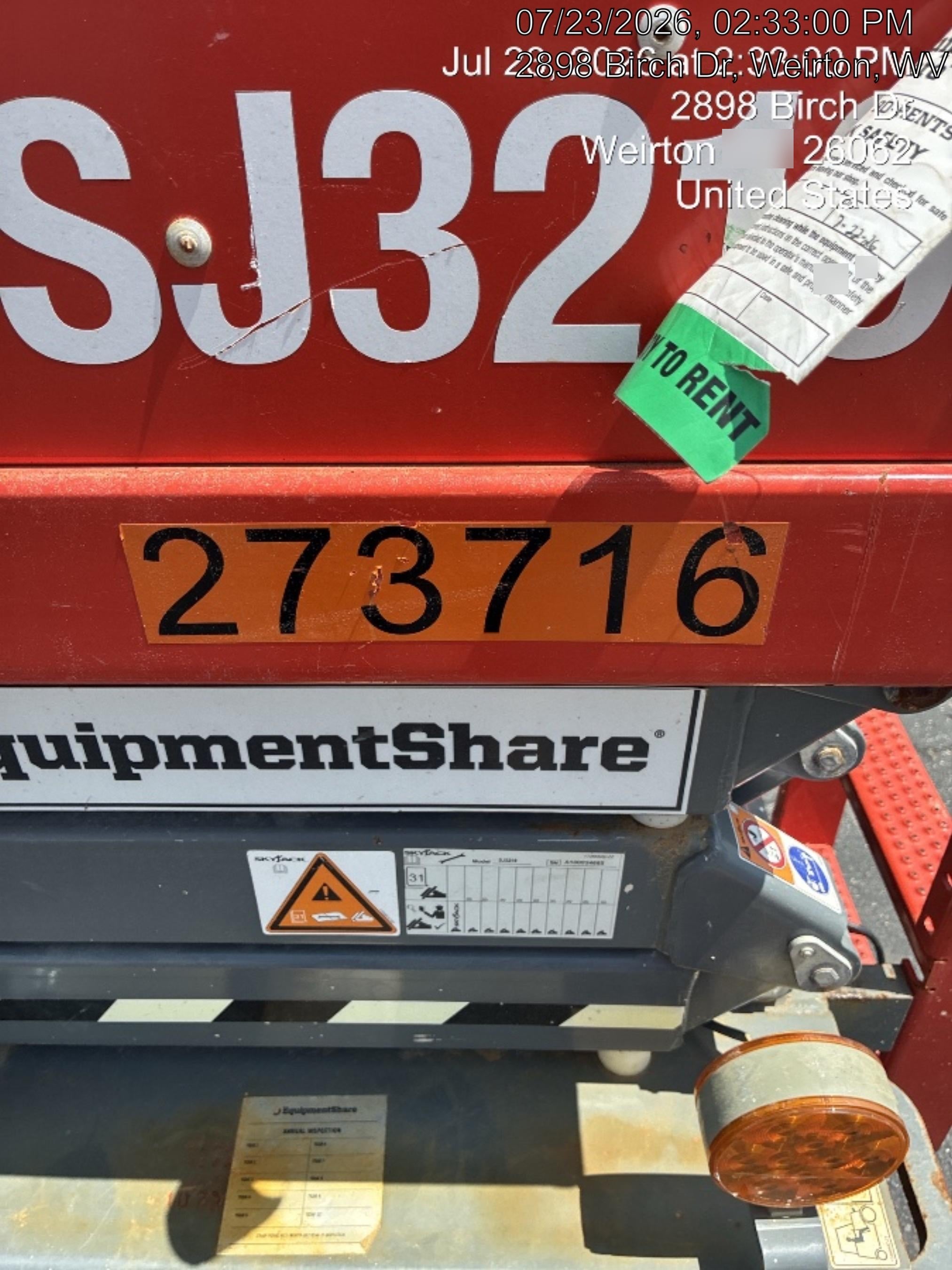 2023 SKYJACK SJ3219