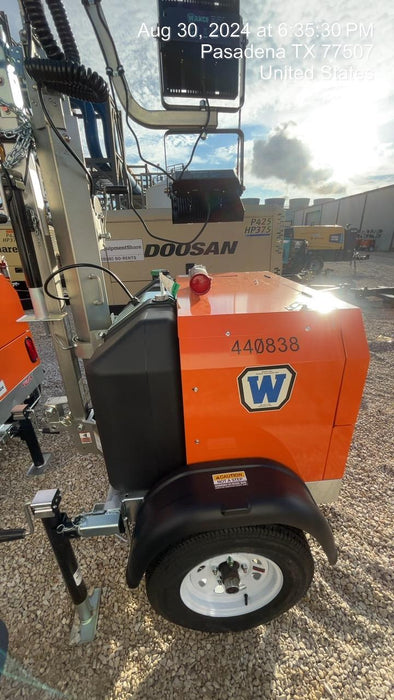 2024 Wanco WLTT-4MM4K Diesel, Deep Sea Controller, Shore Power Plug, Auto Start, (4) 350W LED Floodlights, 4kW Generator, 60 Gal Fuel Tank, 2" Ball, T3