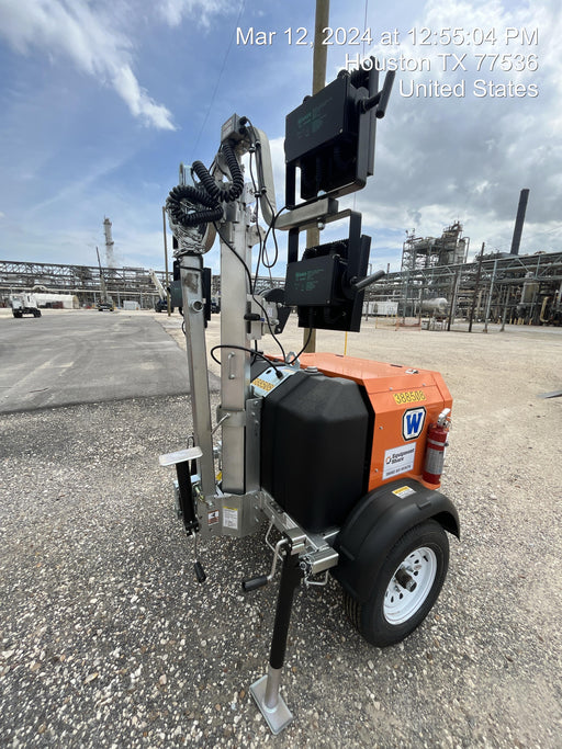 2024 Wanco WLTT-4MM4K Diesel, Deep Sea Controller, Shore Power Plug, Auto Start, (4) 350W LED Floodlights, 4kW Generator, 60 Gal Fuel Tank, 2" Ball, T3