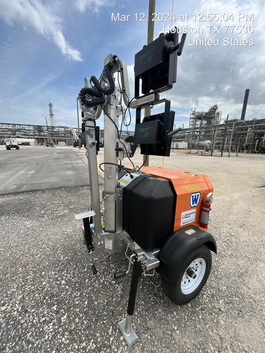 2024 Wanco WLTT-4MM4K Diesel, Deep Sea Controller, Shore Power Plug, Auto Start, (4) 350W LED Floodlights, 4kW Generator, 60 Gal Fuel Tank, 2" Ball, T3