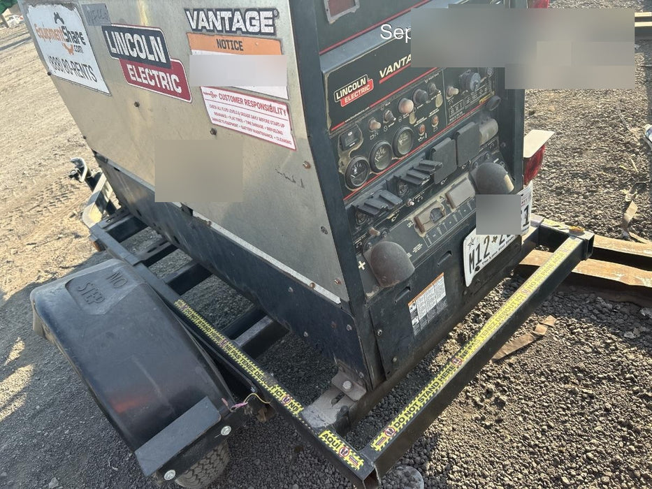 Lincoln Electric Vantage 322 Lincoln Vantage 322 Welder Ready Pak 3 - Vantage 322, Trailer