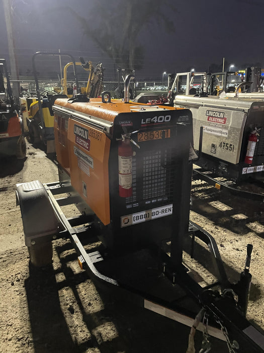 2022 Lincoln Electric LE400 Kubota V1505, Trlr, Cable Rack, Light Kit, ES Decals, T3