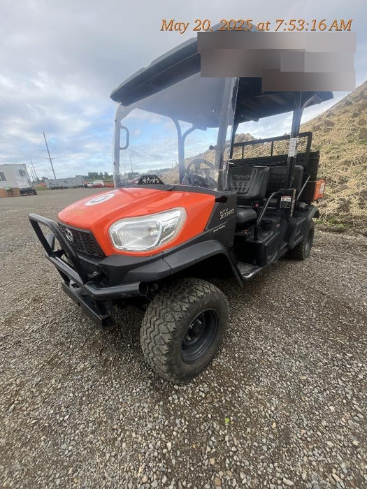2021 Kubota RTV-X1140W-H Plastic Canopy, Windshield Acrylic Clear, LED Strobe Light, Wire Harness Kit, Back up Alarm