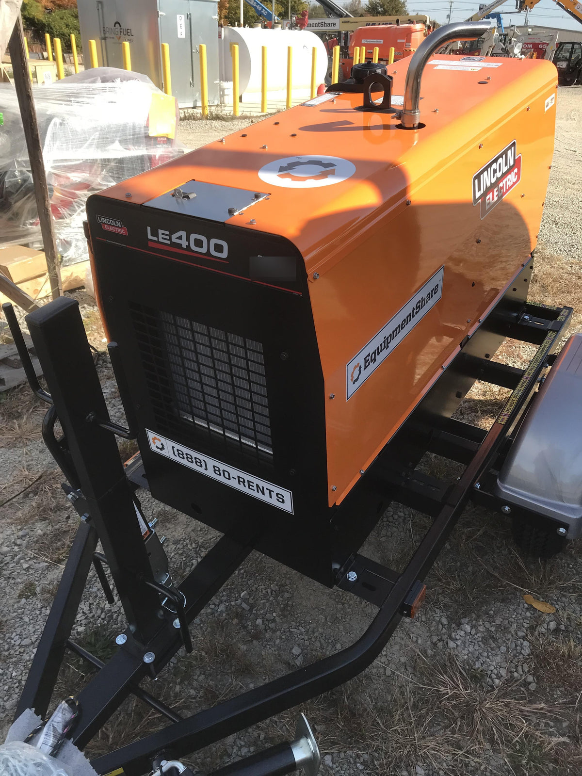2022 Lincoln Electric LE400 Kubota V1505, Trlr, Cable Rack, Light Kit, ES Decals, T3