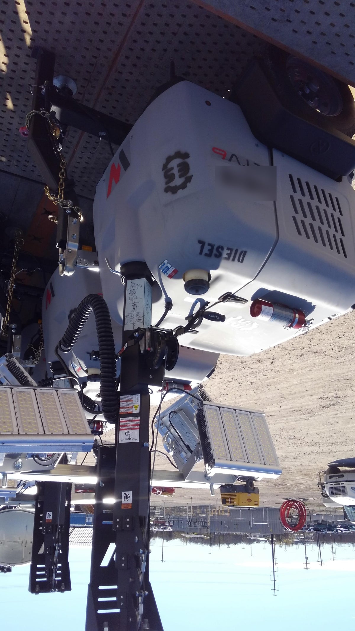 2018 Wacker Neuson LTV6L-MH Wacker Neuson LTV6L Mobile Light Tower w/Fuel Level Sensor Installed