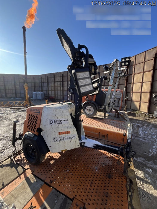 2023 Generac MLT2 Diesel, Flex Switch 120V Input, Powerzone Controller, 
(4) 320W LED Lights, 4kW Generator, 39.9 Gal Fuel Tank, 2" Ball, T3