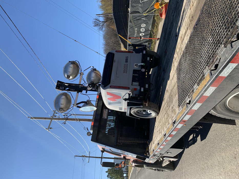 2018 Wacker Neuson LTV6L-MH Wacker Neuson LTV6L Mobile Light Tower w/Fuel Level Sensor Installed