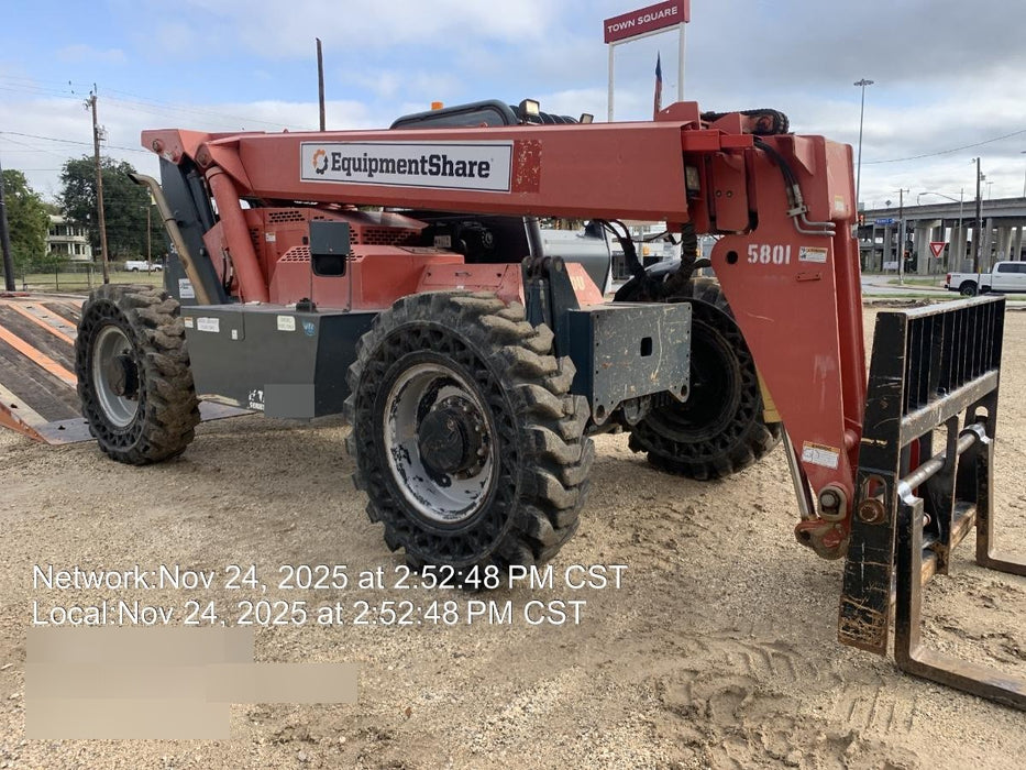 2017 Manitou 12042 Manitou MTA 12042, Solid Tires, 66" Carriage, Open ROPS, Flashing Beacon and Work Light Package