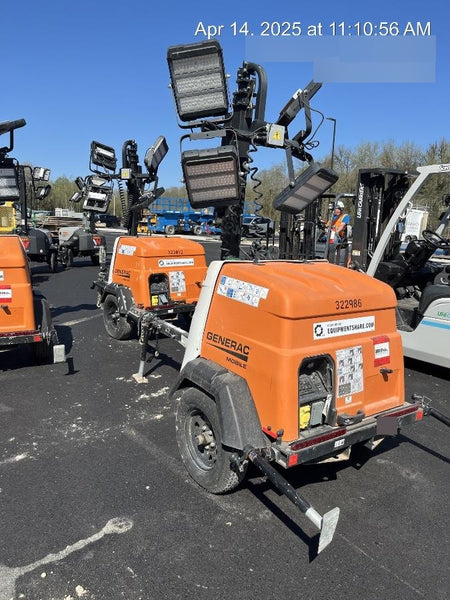 2023 Generac MLT2 Diesel, Flex Switch 120V Input, Powerzone Controller, (4) 320W LED Lights, 4kW Generator, 39.9 Gal Fuel Tank, 2" Ball, T3