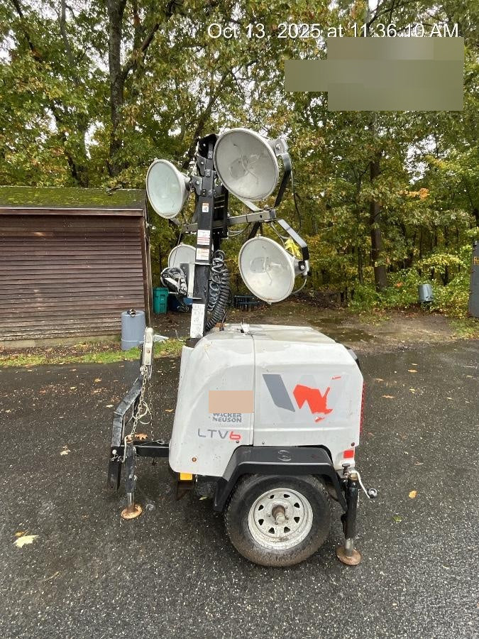 2019 Wacker Neuson LTV6L-MH Wacker Neuson LTV6L Mobile Light Tower w/Fuel Level Sensor Installed