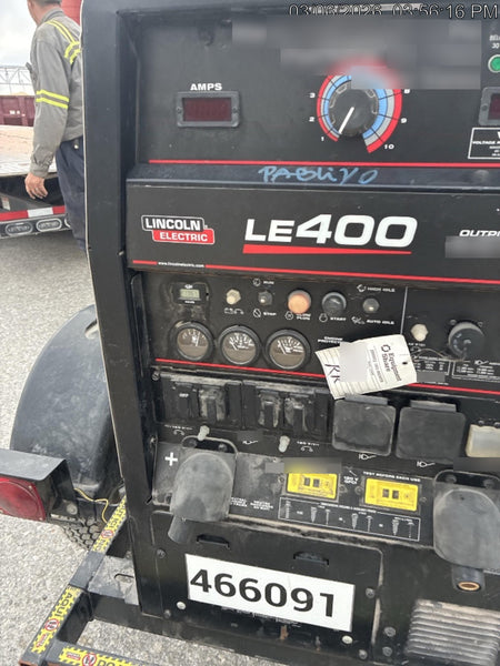 2024 Lincoln Electric LE400 Kubota V1505, Trlr, Cable Rack, Light Kit, ES Decals, T3