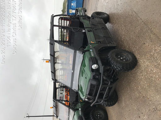 2019 Kawasaki Mule PRO-DXT Standard Options, Backup Alarm, Beacon, Plastic Hard Top, Poly Windshield, Horn Kit
