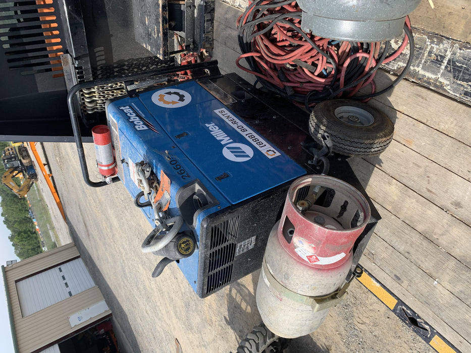 2019 Miller Electric BOBCAT 250 LP/Propane, Running Gear, Tank Bracket, Hose